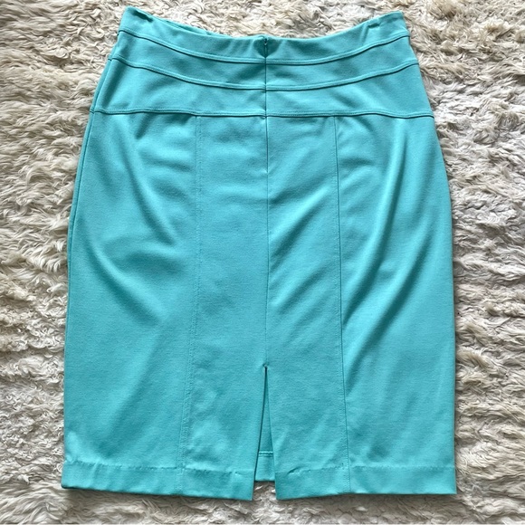 Mossimo teal knit pencil skirt - Picture 2 of 4